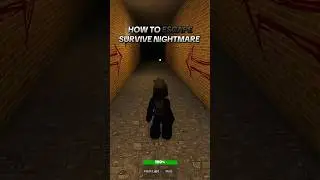 How to Escape Survive Nightmare on Roblox | Earn the Escaped Badge 🎖️