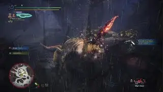 Fatalis Switch Axe discharge vs. High Rank Great Jagras