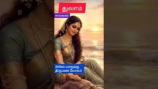 துலாம் 2026-ல் திருமண யோகம் யாருக்கு ? #ஜோதிடம் #Astrology #horoscope #viral #thulaam