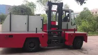 5 ton Side loader forklift lift and push/pull test
