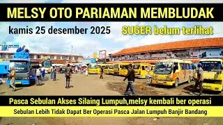 Sebulan jalan lumpuh,Bus melsy kembali ber operasi,pasca banjir bandang silaing di buka