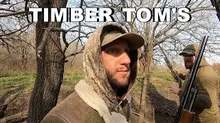 Hunting Turkey's in Thick Kansas Timber.. We made the worst mistake