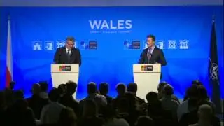 NATO Wales Summit - Announcement by Polish President, 05 SEP 2014