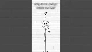Why do we always realize too late? #viral #shorts #sad