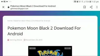 How to  download Pokemon moon black 2 on Android