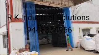Sliding PVC Strip Curtains Installation | Industrial PVC Curtains | R K Industrial Solutions
