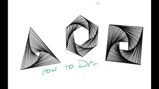 How to Draw Geometric Whirl Doodles