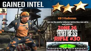 Campaign Zone 26 Fortress Gained Intel Rifle mission #30 Sniper strike : special ops