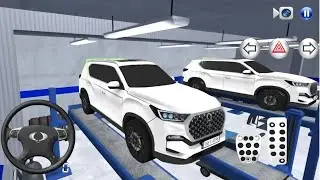New Rexton SUV car in Auto Repair Shop Funny Driver - 3d Driving Class android game play