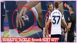 &ldquo;Sky Sports Capture HORRIFIC Soucek Challenge &ndash; Deserved Red Card vs Spurs!&rdquo;