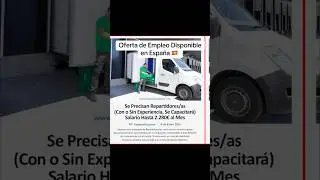 Repartidores Para Supermercado #jobs #trabajo #empleo #espa&ntilde;a #espa&ntilde;ajobs #delivery #driver #workers