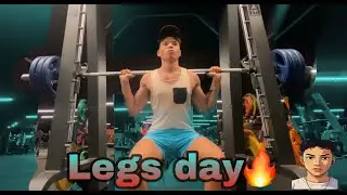 My legs day routine 🔥💪