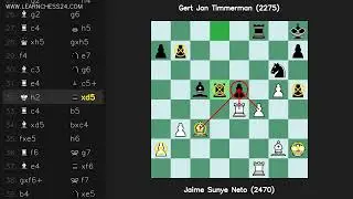 Abertura-Inglesa: Jaime Sunye Neto (2470) vs Gert Jan Timmerman (2275)