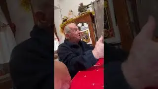 Nonno Faustino MANGIA LA LASAGNA e la dieta fa un altro giorno e poi si GIOCA a carte🤤🐊😂