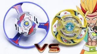AERO KNIGHT MS vs MAXIMUM GARUDA | Beyblade Battle of Generations - Burst vs HMS