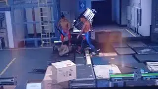 Raheem and kaizayah attack eilljah at backstage 