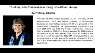 Nelson Mandela legacy lecture 2021 Jill Adler
