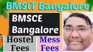 BMS college of engineering Bangalore|BMSCE hostel fees|BMSIT|Comedk counselling 2025|Comedk updates