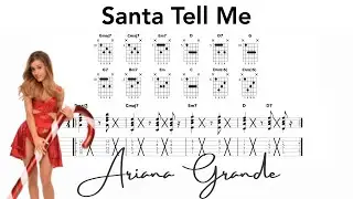 Santa Tell Me Guitar Chords - Ariana Grande