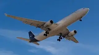 (4K) Runway 27 Arrival at George Bush Intercontinental Airport (IAH) Lufhtansa A330!