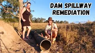 INCREASING DAMS WATER HOLDING CAPACITY WHILST PREVENTING FURTHER SPILLWAY EROSION!!