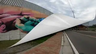 Short walk through Futaba Art District Fukushima Japan 4K HD