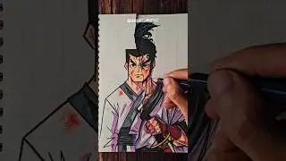 Drawing Your Childhood  Favorite  Characters ✨️ ( Samurai jack )