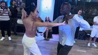 Edson (Salsa Demo with Counts) at the Baila Con Gusto Night on September 18 2025