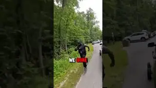 Телохранитель водителя эвакуатора одержал победу в гонке!