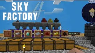 Automating Ore Trees Using Cyclic in Minecraft's Sky Factory 4 #minecraft #skyfactory4 #howto