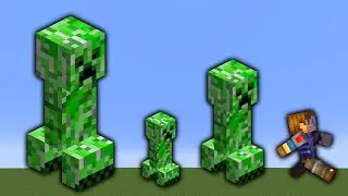 Minecraft but Mob Sizes are Random