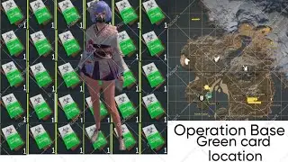 Green Cards Location Operation base | Last Island Of Survival | 
