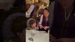 December 2025:  First Disney Cruise - 2nd dinner night with our Angel - Ate Gel