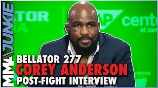 Emotional Corey Anderson on fluke head butt and 3 seconds that cost him $1 million | Bellator 277