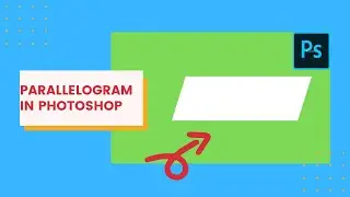 Create a parallelogram in photoshop