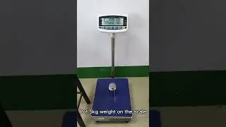 Bench scale connected to Bluetooth printer