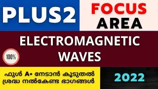Focus Area Plus Two Physics | Chapter 8 | Electromagnetic Waves | Quick Revison | Malayalam