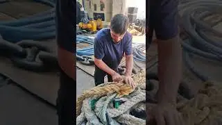 Como hacer una gaza en cabo de 8 cordones