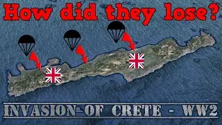Airborne Invasion of Crete (WW2) Animated Map