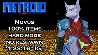 Metroid Planets - Planet Novus (100%, Hard, No Respawn)