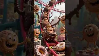 The Sweetest Ride Ever | Magical Food World Roller Coaster  #3danimation  #animatedstories