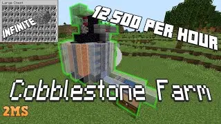 Minecraft cobblestone farm / Minecraft stone farm / cobblestone farm in Minecraft #minecraft