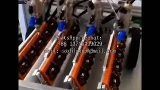 DiLong Intelligent Desktop Fully Automatic Glue Dispensing Machine, used for speaker packaging.