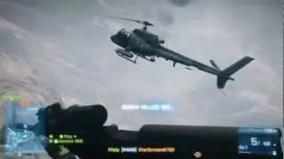 Battlefield 3 | BF3 | Incredible Mid-Air Helicopter Hijack