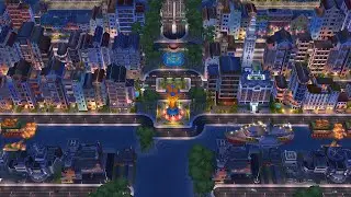 Beautiful City Layout | Sim City | Lakes | Limestone Cliffs Zones| Landscapes | Game editz