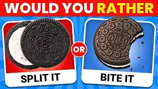 Would You Rather - OREO Edition 🍪😂 | Hilarious Oreo Challenges!