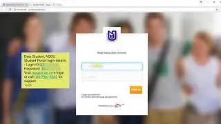 NSOU Student Portal Demo Video