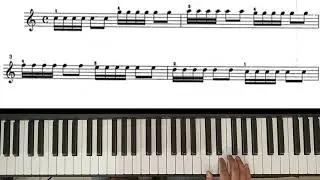 Twinkle Twinkle Little Star Variations (Suzuki Piano Vol.1 No.1) c/metrónomo y partitura