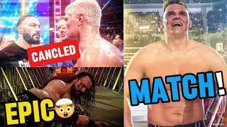 Roman,Cody Match Cancled😤 Gunther Epic!Match DrewMyntire Gone Crazy🤯 #wwe#wrestling