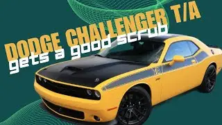DODGE CHALLENGER T/A EXTERIOR CLEAN #dodge #detailing